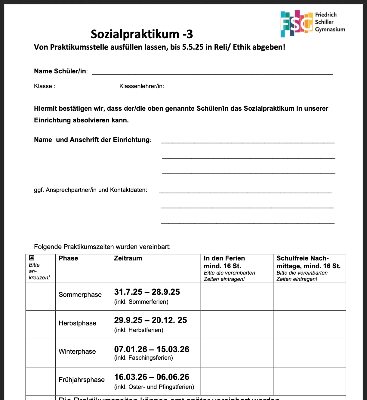 Sozialpraktikum 3