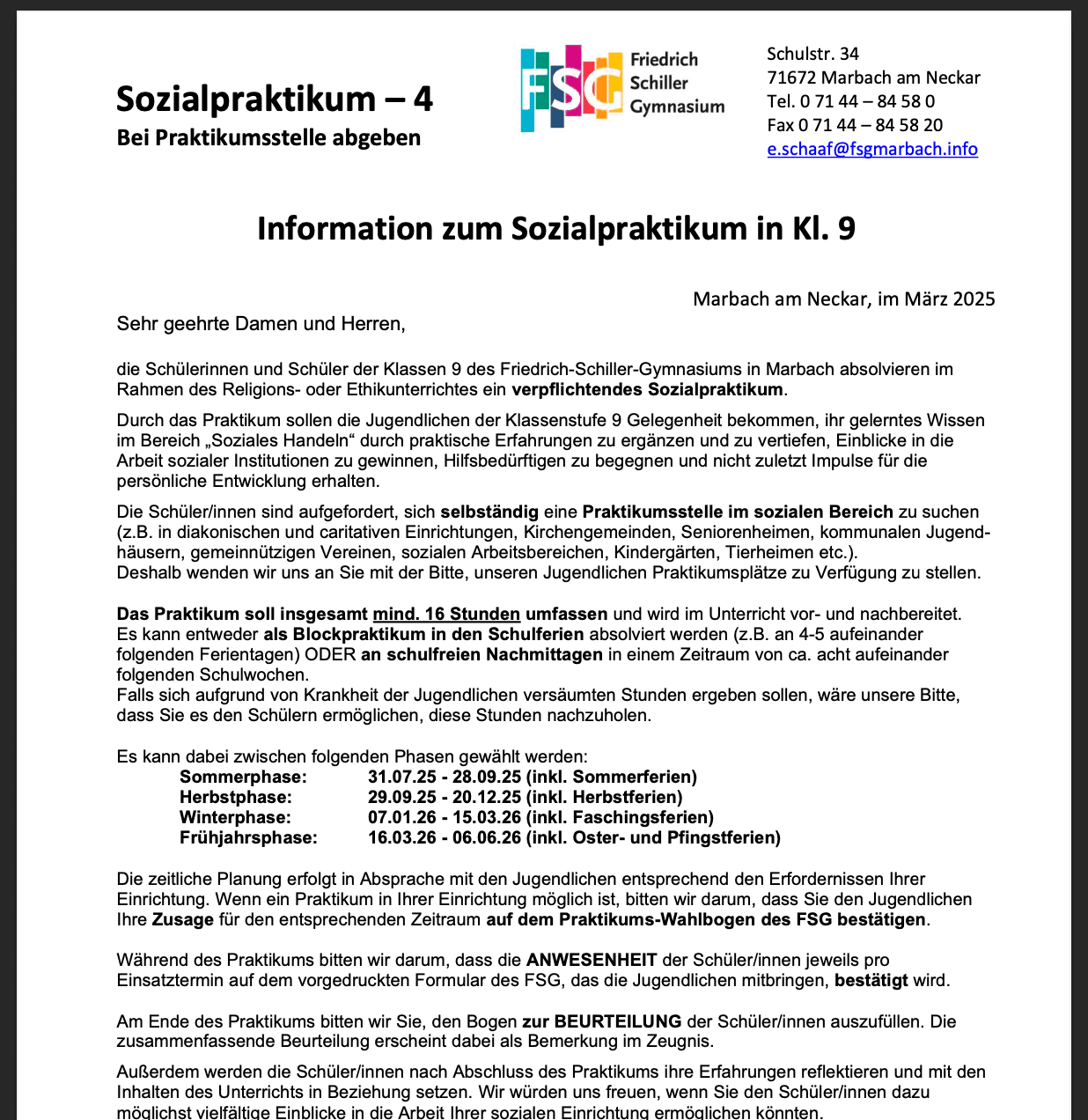 Sozialpraktikum 4