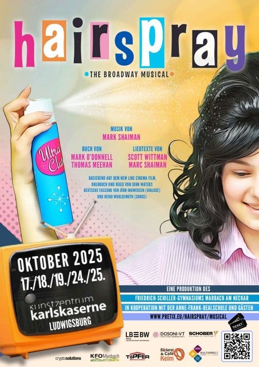 Flyer Hairspray-Musical 2025