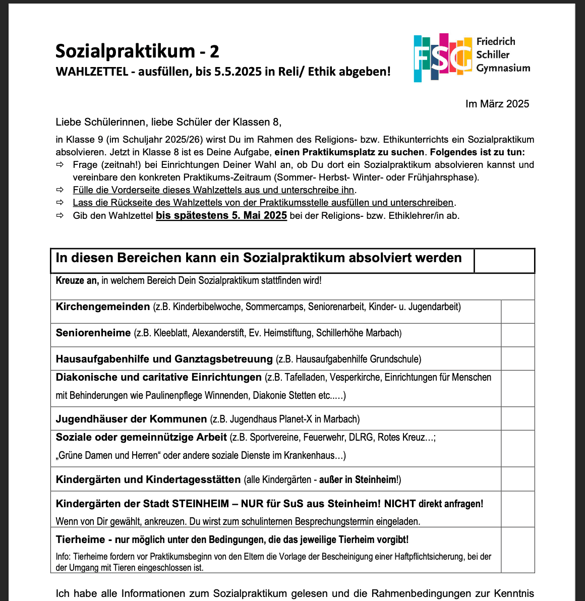 Sozialpraktikum 2