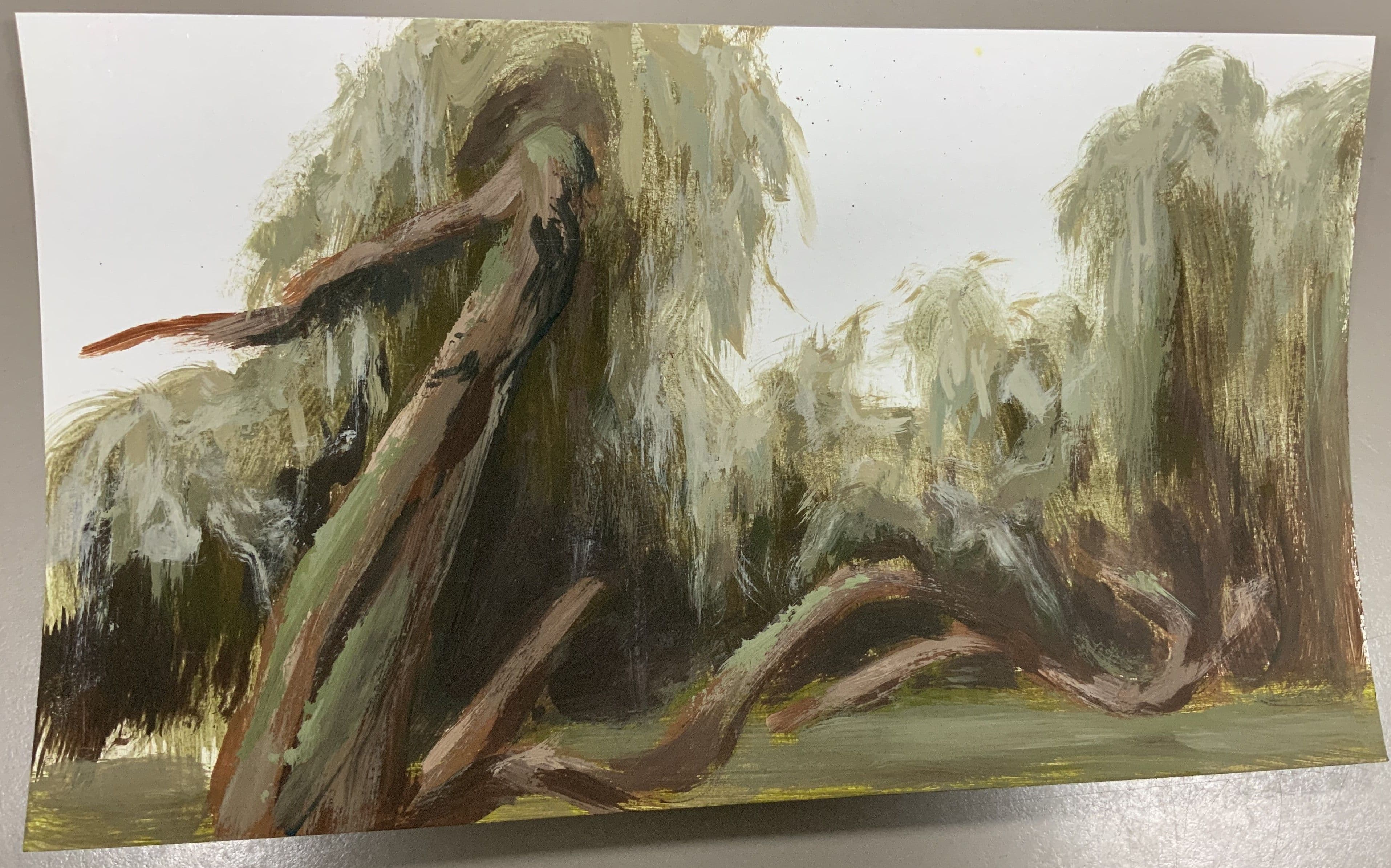 Malerei eines Baumes