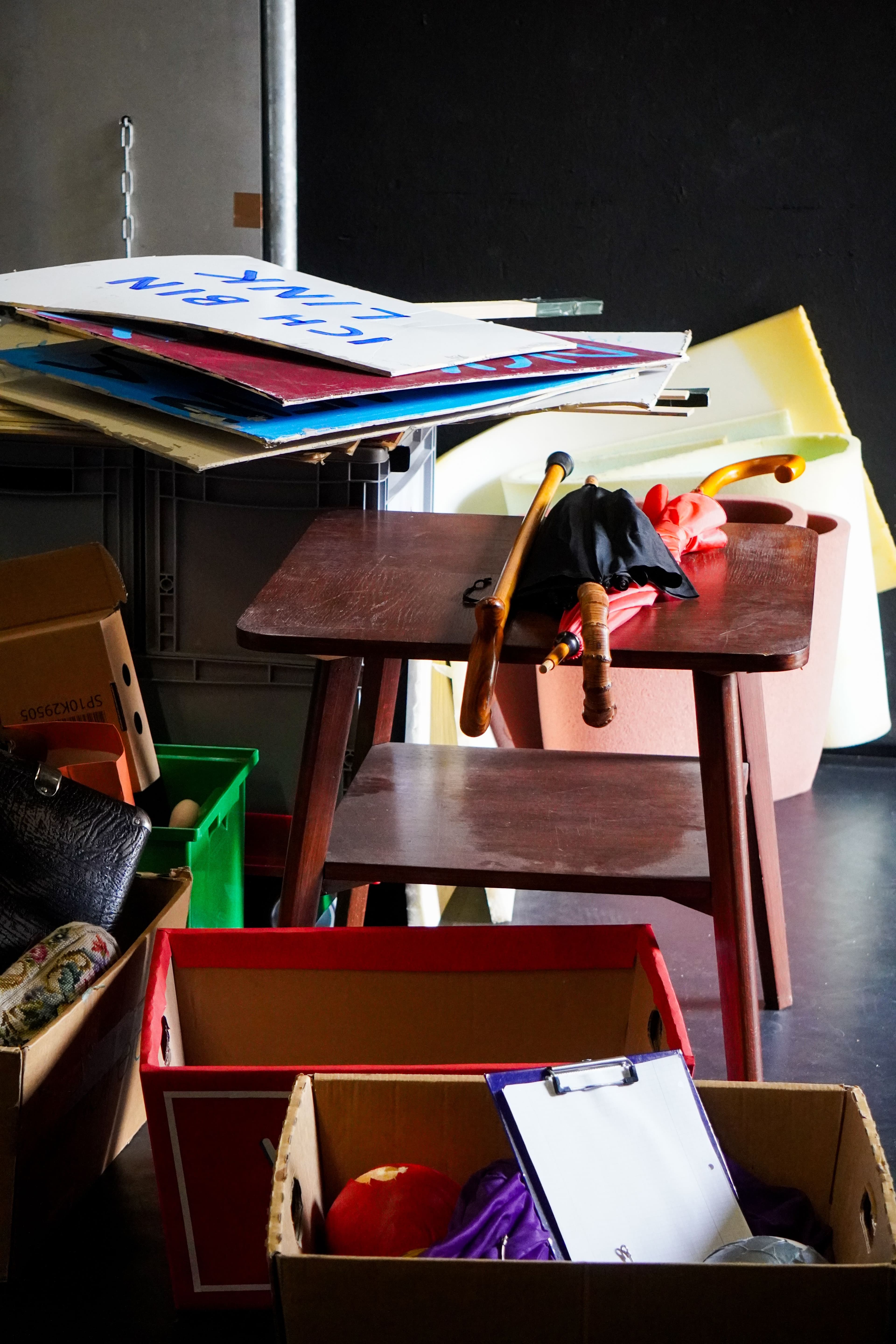 Hinter der Bühne: Requisiten des Musicals "Hairspray"